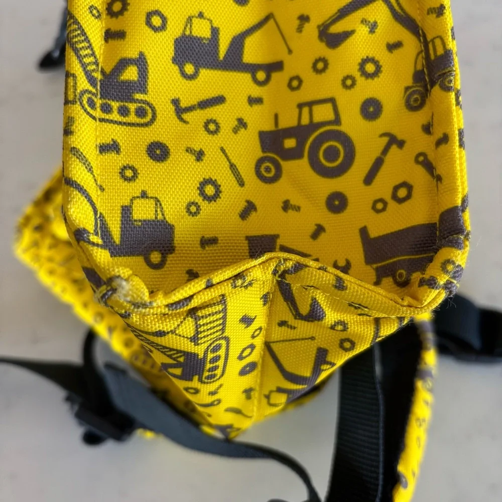 Tula Yellow Construction Themed Backpack‎